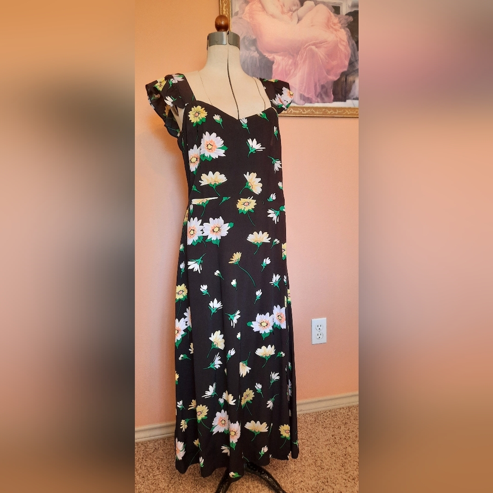 Loft Floral Sleeveless Dress